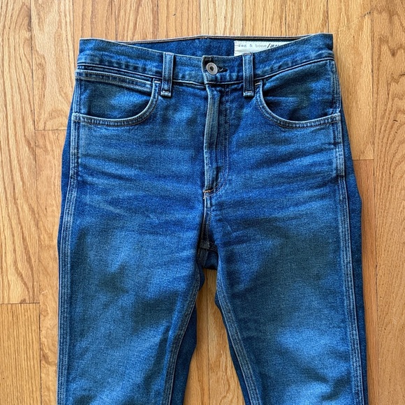 rag & bones 24 Lou High Waisted Skinny Jean  in Northwood Blue - Picture 3 of 10